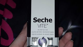 Seche Vite Top Coat Review And Warning [upl. by Youngman986]