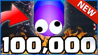 100000 DISCO SKIN WORLD RECORD GAMEPLAY  SLITHERIO SKINS MOD Slitherio World Record New Skin [upl. by Wahlstrom]