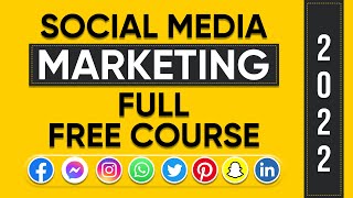 Social Media Marketing Course for Beginners  Learn Social Media Marketing Online Free SocialMedia [upl. by Ayad]