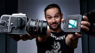 Hasselblad 500cm Going Digital For Cheap [upl. by Anwahsak920]