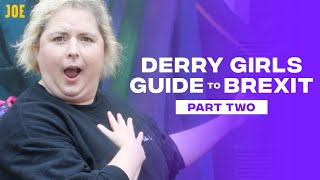 Derry Girls interview Siobhan McSweeney on Brexit womens rights and the Irish border [upl. by Yenaled]