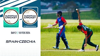 🔴 ECIW amp ECI SpainCzechia 2024  Day 2  T10 Live International Cricket  European Cricket [upl. by Sinnej]