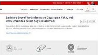 Sosyal Yardımlaşma ve Dayanışma Vakfı Online Başvuru [upl. by Arfihs411]