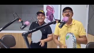 Jotinha e BeijaFlor com embolada ao vivo na regional FM no programa som do nordeste em Limoeiroce [upl. by Bambie70]