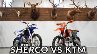 First Look 2021 SHERCO 300 vs 2021 KTM 300  Inside Enduro [upl. by Allisan]