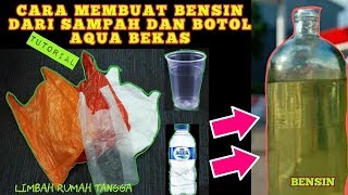 Cara Membuat Bensin Dari Sampah plastik [upl. by Allehs274]