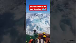 quotKapal Diterjang Ombak Besar di Tengah Lautquotship moments shortvideo bigwaves [upl. by Anah]