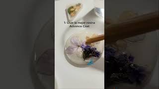 Mirá estos tips para encapsular flores en tus piezas de resina epoxi  Advance Coat [upl. by Neyr]