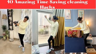 10 Smart TimeSaving Home CLEANING Hacks  Amazing Cleaning Hacks for you  Organizopedia [upl. by Benyamin]