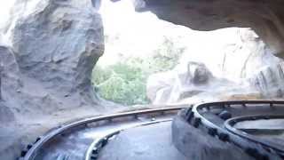 Matterhorn Mountain Bobsled Coaster at Disneyland Anaheim entirety [upl. by Delp868]