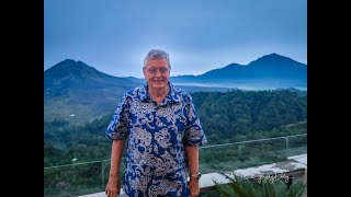 Bali Mount Batur from Lago Cafe in Kintamani [upl. by Pavior]