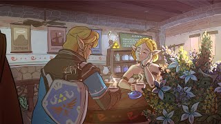 HYRULE CAFÉ ☕️ a cozy lofi Zelda mix by Coffee Date [upl. by Mairam607]