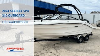 Brand New 2024 Sea Ray SPX 210 Outboard  MarineMax Cocoa [upl. by Kohn926]