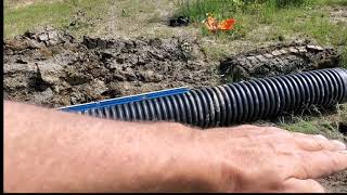 How to Install Dual Wall Culvert Pipe 101 for DIYers [upl. by Cleon]