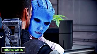 Commander Shepard meets Consort Shaira  Mass Effect 1 LE Highlights [upl. by Nollaf]