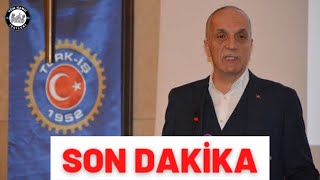 Türkİş Başkanı Ergün Atalayın Basın Açıklaması son dakika 4d işçi kadrosu son durum [upl. by Airamesor269]