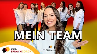 Lerne MEIN TEAM kennen amp bekomme TIPPS zum DEUTSCHLERNEN Learn German  Deutschlehrerin [upl. by Orpha312]