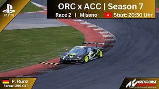 ORC x ACC  Season 7  Race 2  Misano [upl. by Gusti]