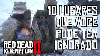 Red Dead Redemption 2 10 Locais Incríveis que Você Ignorou no Velho Oeste [upl. by Kcirdes]