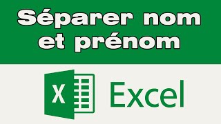 Comment séparer nom et prénom dans la même cellule Excel en deux colonnes 📊 [upl. by Cavill]