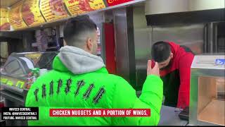 RAPPING MY ORDER AT A UK TAKEAWAY FAST FOOD RESTAURANT  ORDERING LIKE A BOSS  NAVEED CENTRAL [upl. by Kries]