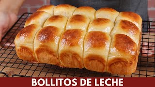 Bollitos de leche panecillos suaves y esponjosos  Katastrofa La Cocina [upl. by Eluk]