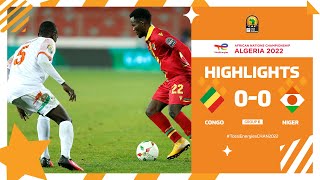 Congo 🆚 Niger Highlights  TotalEnergiesCHAN2022 group stage  MD2 [upl. by Nhar]