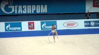 Kanaeva Evgeniya RUS hoop 2702 GP Moscow quotГран Приquot 2011 [upl. by Towbin25]