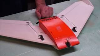 SUB 250 GRAM FLYING WING DANGER MOUSE BUILD VIDEO part 3 [upl. by Enaid]