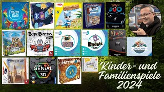 Kinderspiele und Familienspiele 2024 Was lohnt sich Teil 2 [upl. by Weylin907]