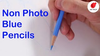 How a Non Photo Blue Pencil Works Techniques for Beginner Artists [upl. by Jenkins30]