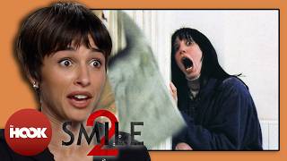 Smile 2s Naomi Scott Reviews Iconic Scream Queens  TheHookOfficial [upl. by Atnovart]