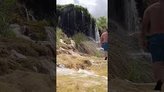 Cascada Valdemoro de la sierra rutasdesenderismo camping shorts [upl. by Ilak]