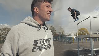 Slough Parkour Park ft Eric Moor amp Erik Mukhametshin [upl. by Kutzenco]