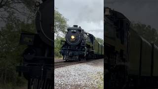 EXTREME STEAM CP 2816 leads the CPKC Final Spike Tour at Hampshireshorts fyp cpkc steamengine [upl. by Stroup]