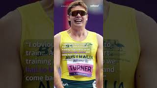 Aussie Paralympian wins gold after exhausting battle with glandular fever  shorts yahooaustralia [upl. by Refinej]