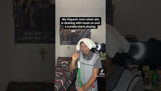 She forgets she was cleaning 😂🇲🇽funny hispanic latino share like foryou foryoupage [upl. by Negaet769]