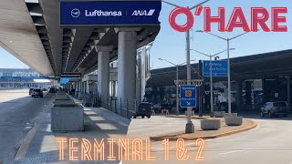 Chicago OHare Intl Airport ORD Terminal 1amp2 Full Walking Tour [upl. by Vincenty]