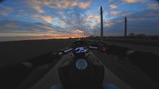 Yamaha MT 07 POV Pure loud Sound 4K [upl. by Yelah555]