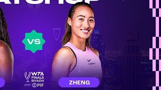 Qinwen Zheng Win the WTA Finals Riyadh 09112024 [upl. by Zelig866]