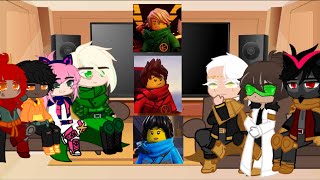 Ninjago Dragons Rising react part 23 Gacha Ninjago Nya Kai Lloyd [upl. by Domash]