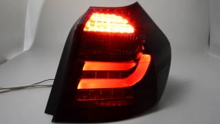 SWCelis LED Rückleuchten 1er BMW E87 E81 blacksmoke SWTuning Lightbar [upl. by Nanoc241]