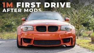 BMW 1M  First Drive After Modifications [upl. by Twitt]