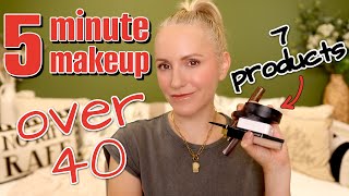 5 MINUTE MAKEUP  Life Update  Makeup over 40 [upl. by Long]