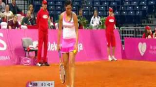 Bojana Jovanovski vs Rybarikova Fed Cup 2010 1st set [upl. by Eeniffar]