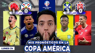 PRONÓSTICOS COPA AMÉRICA 2024 ⚽️🏆  APUESTAS DEPORTIVAS  FUTBOL SUDAMERICANO  RONDA 1 [upl. by Chae75]