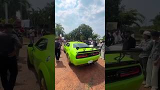 Dodge Challenger SRT Hellcat Widebody Jailbreak RWD 💚🚀  dodgecharger v8engine charger 4wd [upl. by Ananna]