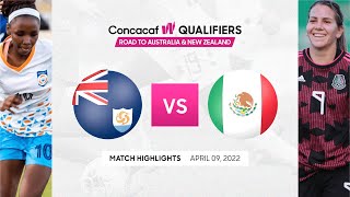 Concacaf Women Qualifiers GS 2022 Highlights Anguilla vs Mexico [upl. by Mariele931]