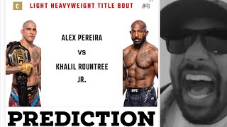 UFC 307 Predictions  Alex Pereira vs Khalil Rountree Jr [upl. by Ahsital]