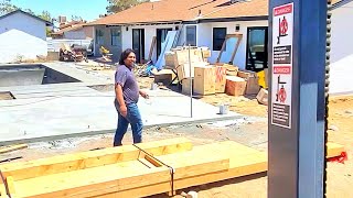 One of the Techniques for Forklift Truck Operators Loading 24ft Lumber on a 22ft Flatbed part 2 [upl. by Boothman867]